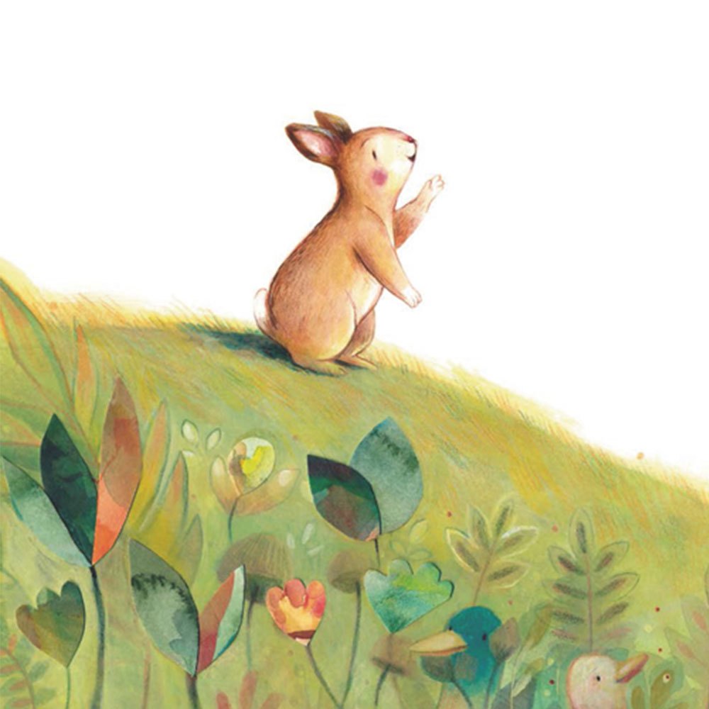 不要羨慕別人,其實你很棒!:想飛的小兔子