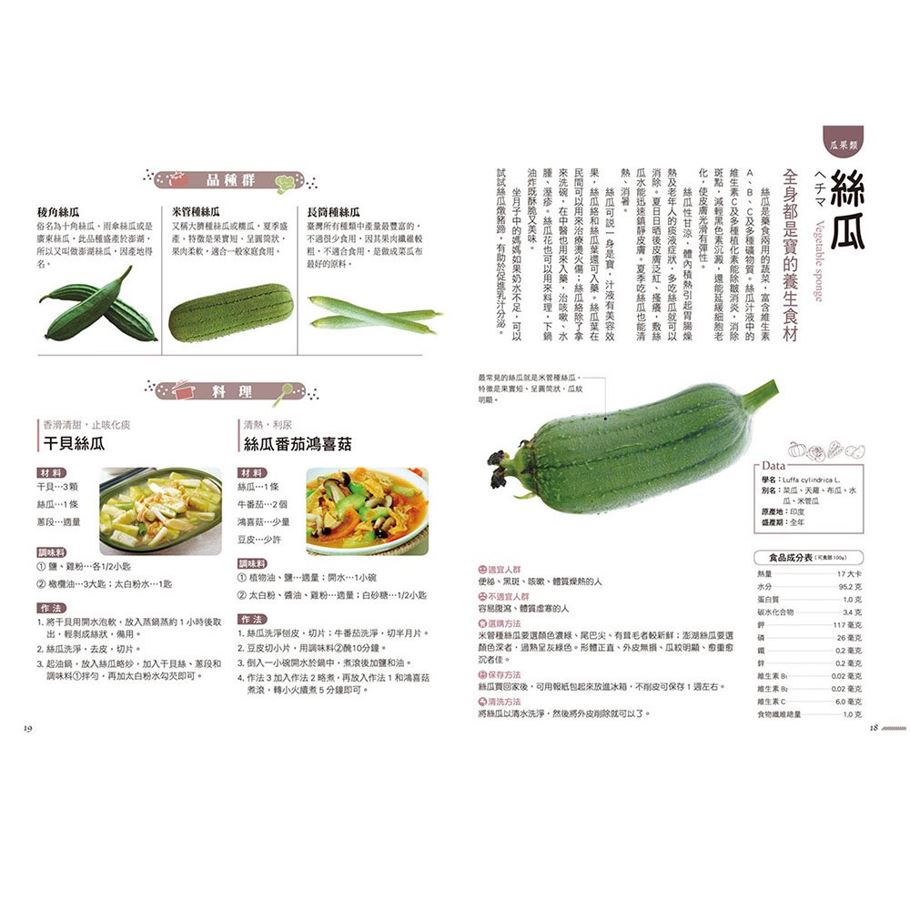 史上最強四季蔬菜營養完整圖鑑