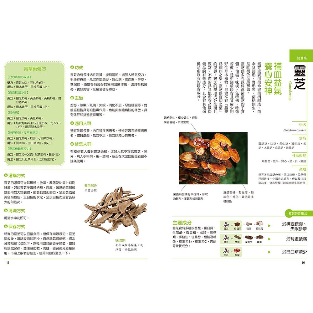 史上最強青草藥漢方完整圖鑑：從選購、保存、功效到料理，各種症狀都能對症下藥！