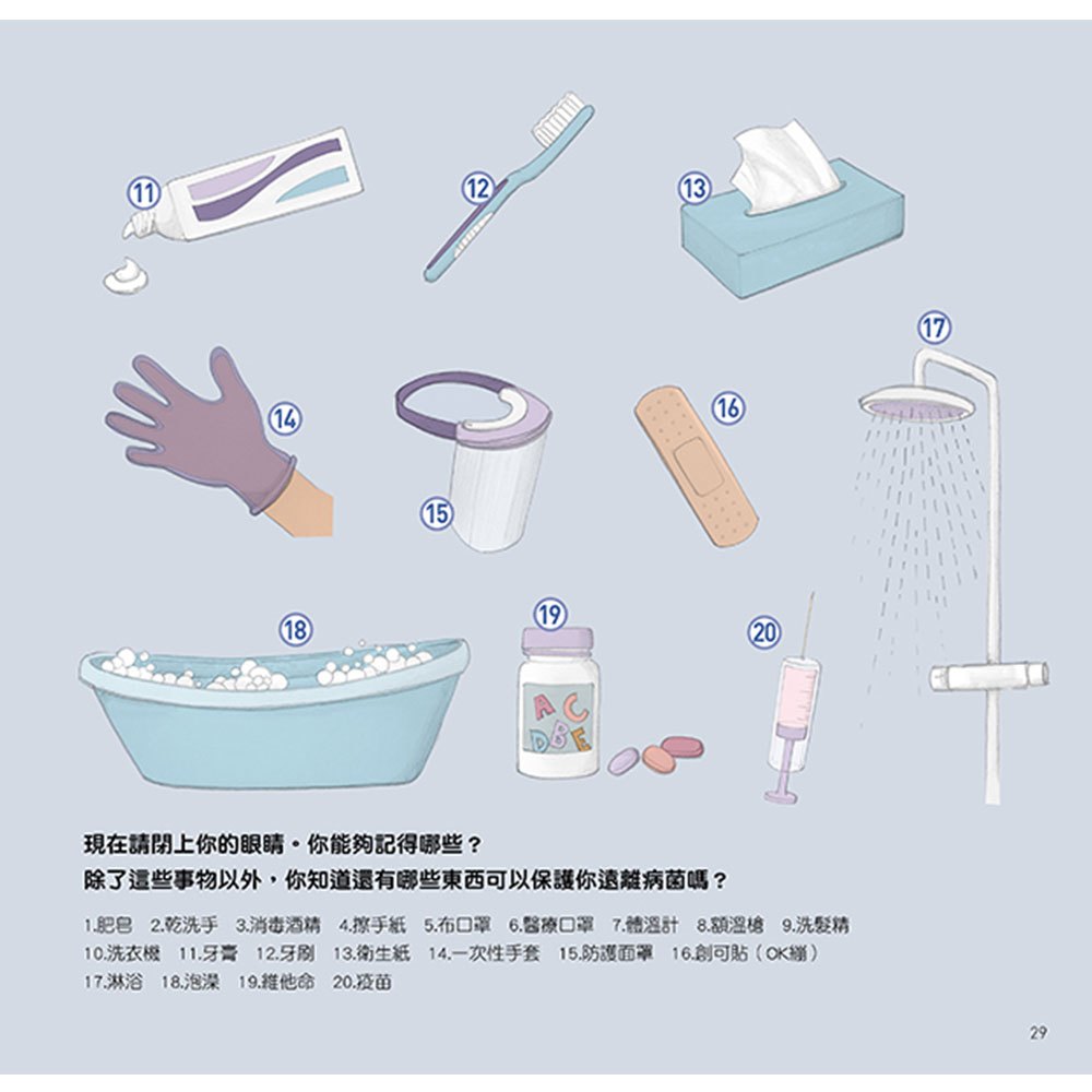 為什麼要這樣做，勤洗手，戴口罩，免疫系統如何保護我們的身體