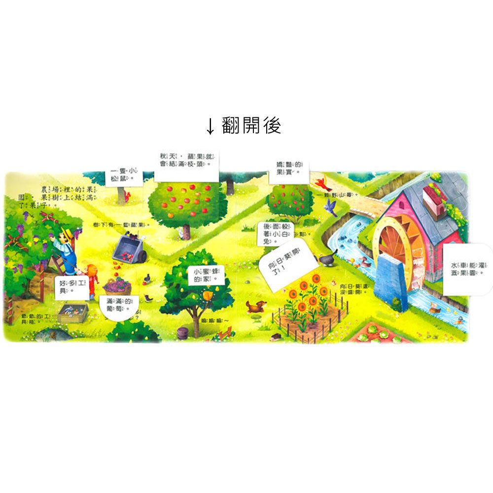 小手翻翻玩具書系列-農場小主人