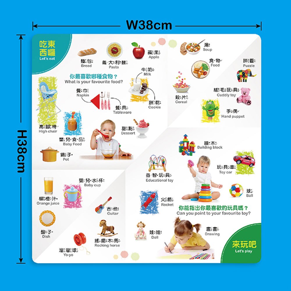 開展大圖學單字-日常生活