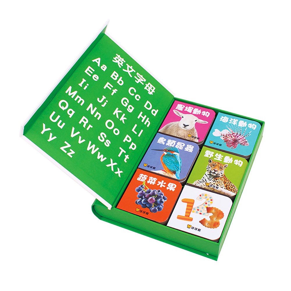 手掌書認知寶盒典藏版(動物.123.蔬菜水果)