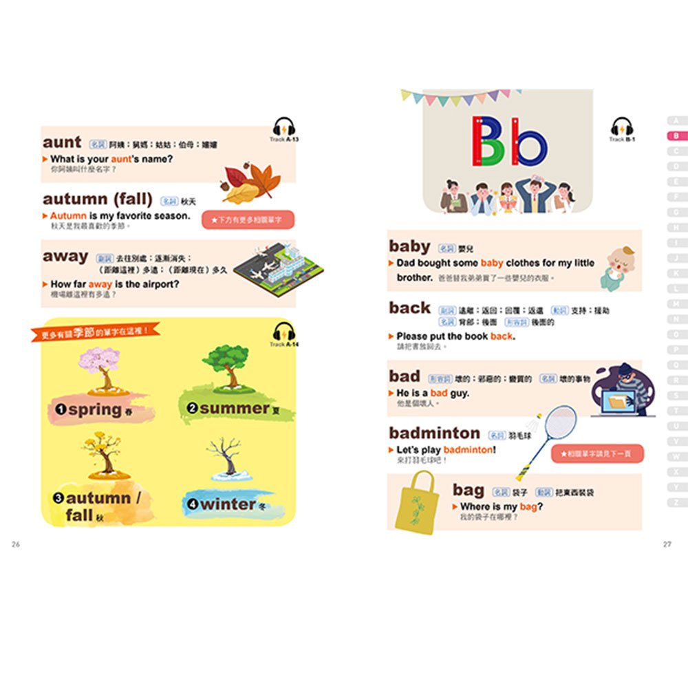 老師，這個單字怎麼念？圖解超好記英語字典，小學生一定要學會的1200個單字