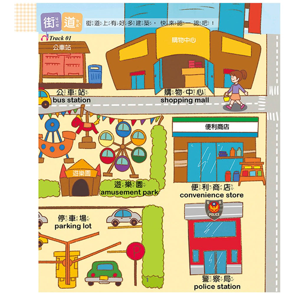 中英雙語認知小百科　幼兒階段發展前運思期-環境觀察力