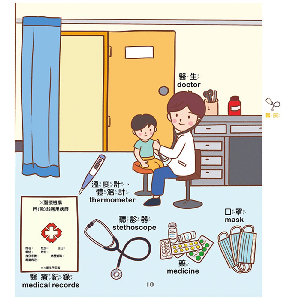 中英雙語認知小百科　幼兒階段發展前運思期-環境觀察力