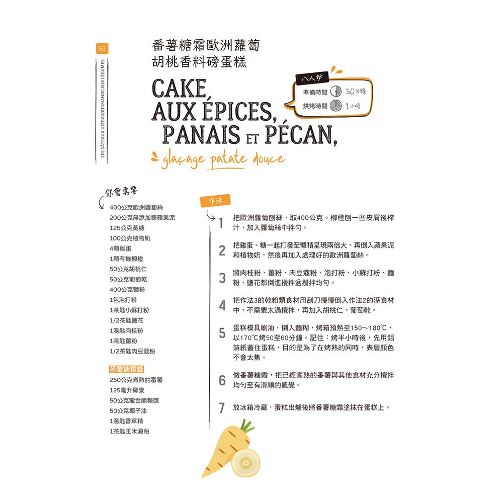 維根法式烘焙：菠菜、櫛瓜、番薯、酪梨與南瓜，用常見蔬果做出天然甜、低碳水的好吃點心！