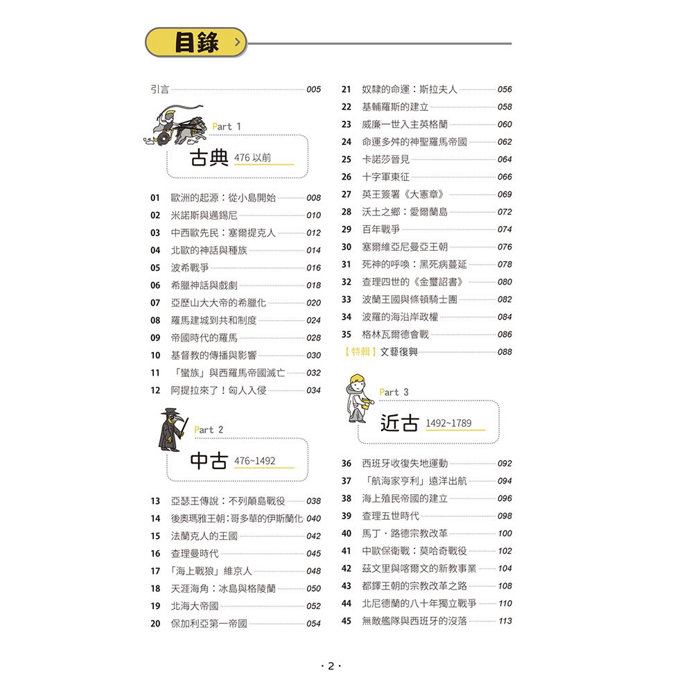 手繪圖解歐洲史