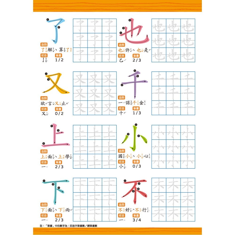 我的第一套魔法凹槽練習寫字書:小一國字先修