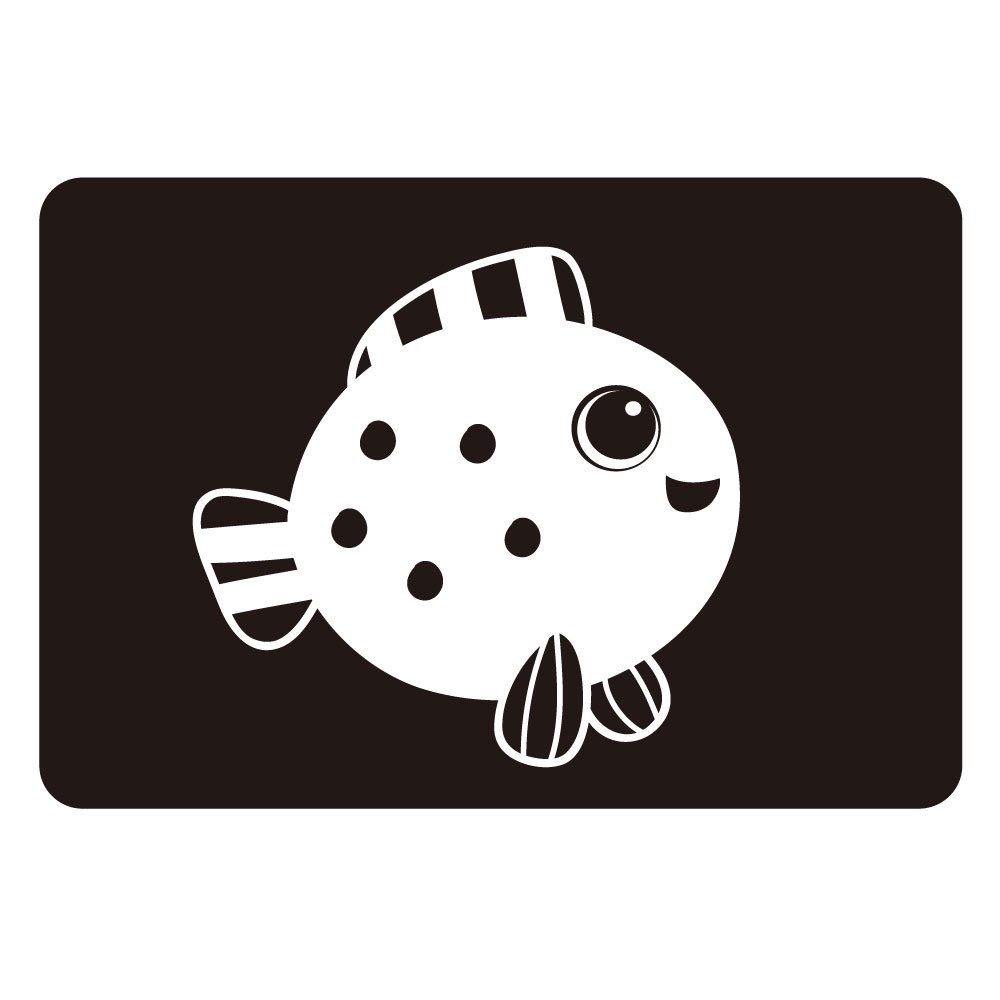 0歲早教卡：黑與白