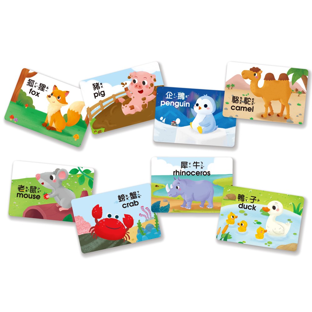 1歲早教卡:動物