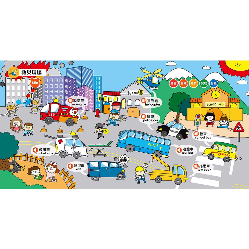 叭!這是什麼交通工具?點讀有聲書