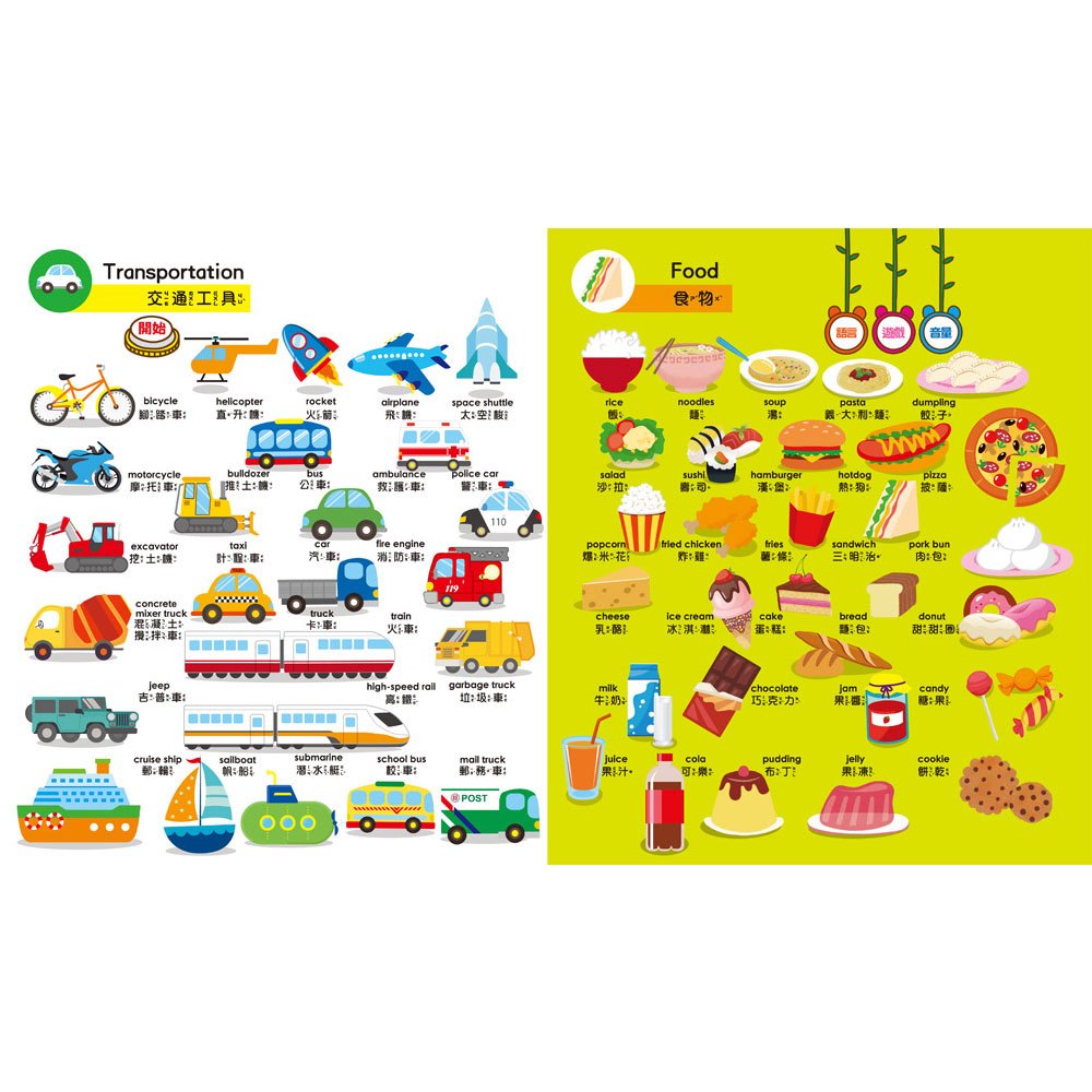 寶貝的第一本觸控點讀有聲書 學前認知