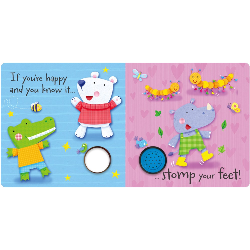 按按有聲音樂書:If you happy and you know it 如果快樂你就拍拍手