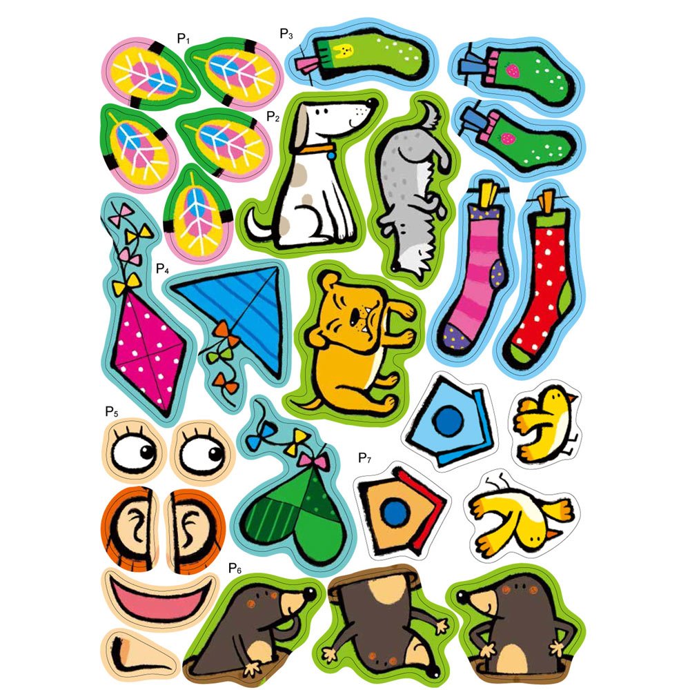 5Q益智貼紙書：長頸鹿郊遊去