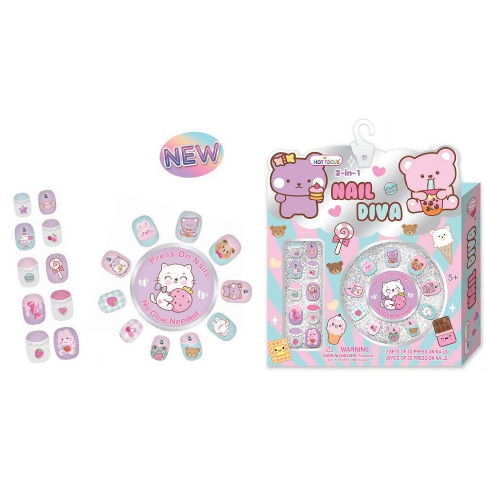 萌萌動物─指甲貼片(Nail Diva)