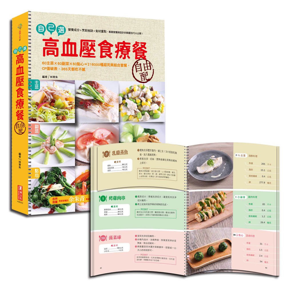 自己選!高血壓食療餐自由配