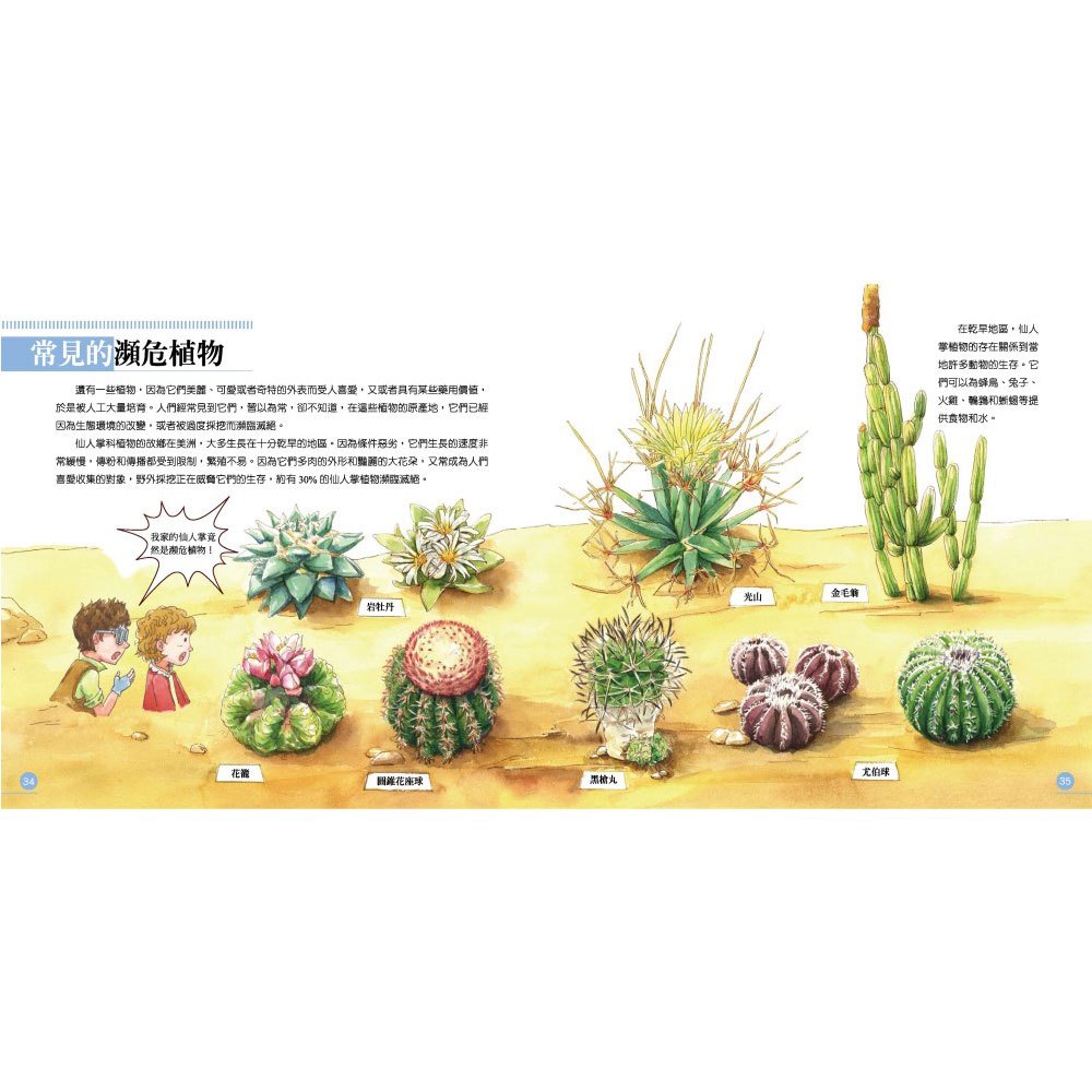 我的第一本植物演化圖鑑8植物正在走向滅亡