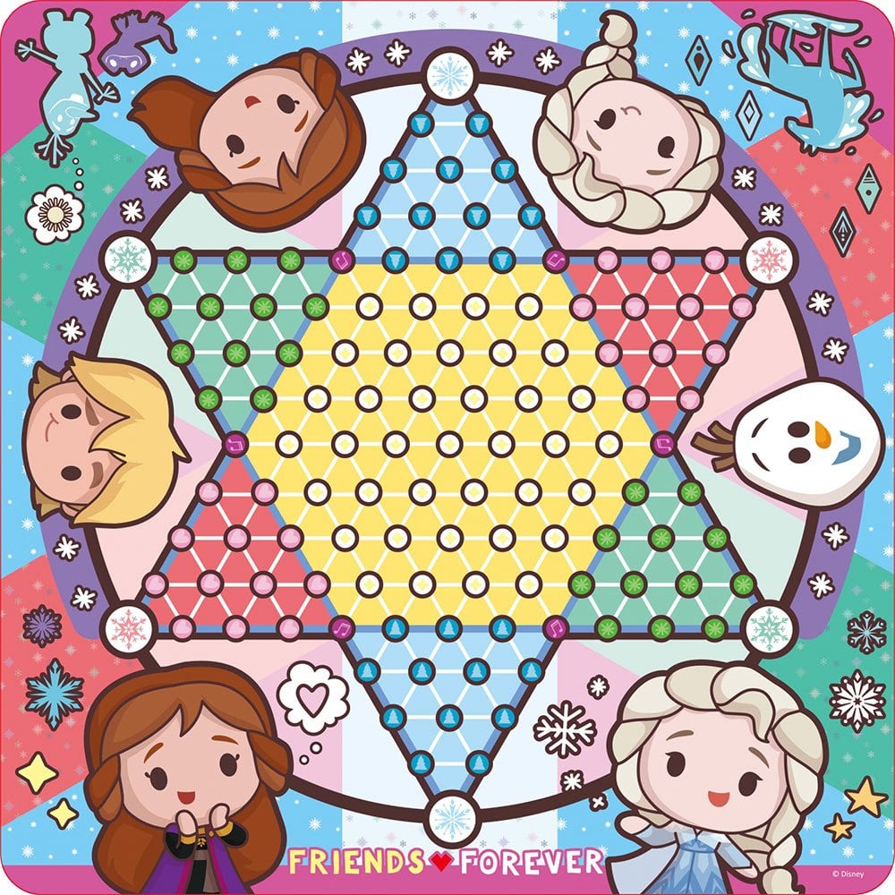 冰雪奇緣 聰明玩跳棋