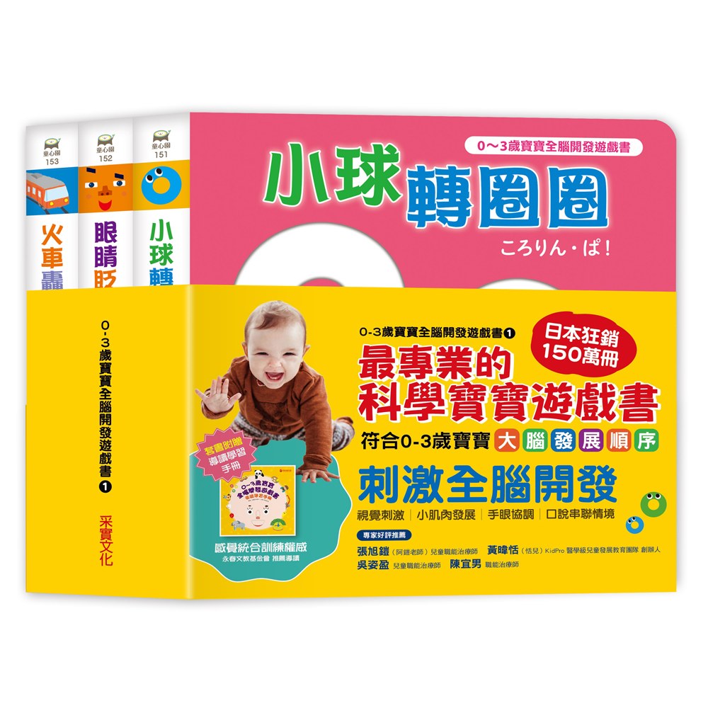 0~3歲寶寶全腦開發遊戲書－系列1：刺激全腦開發