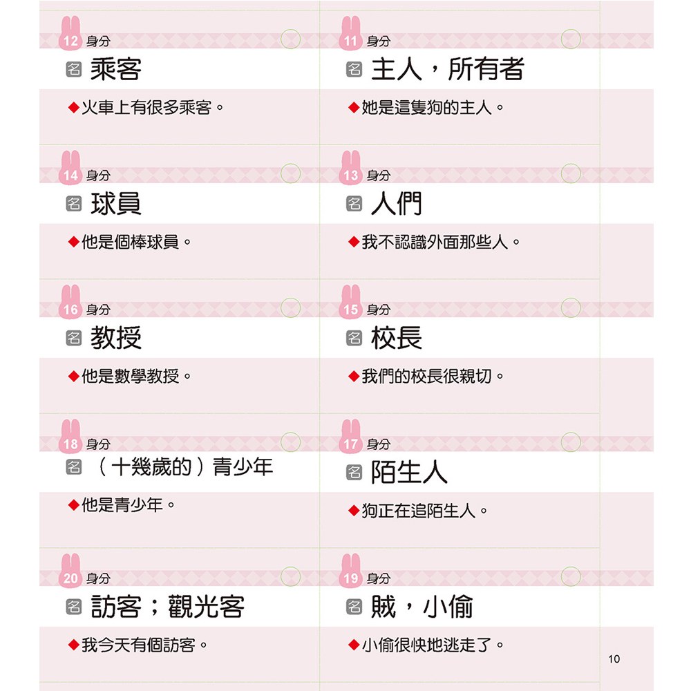 忍者兔小學英單700全方位學習卡片書
