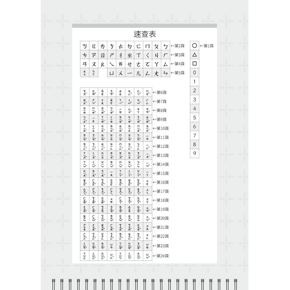 小一先修凹槽練習簿