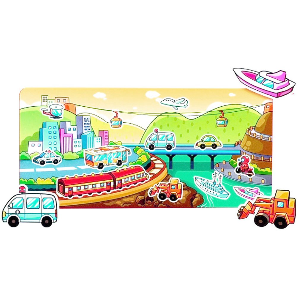 創意寶貝妙妙貼-交通工具(磁鐵書)