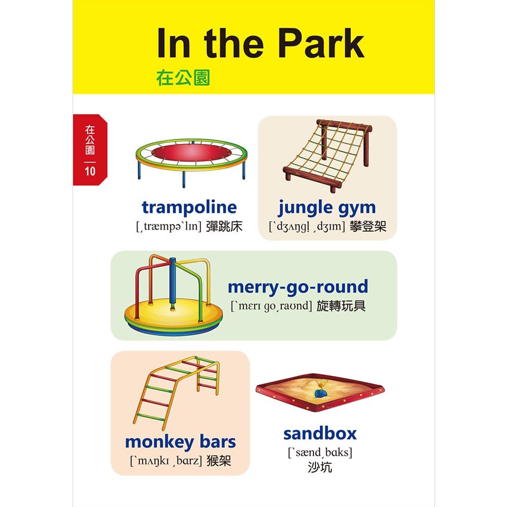 看圖輕鬆學：兒童常用英語500單字