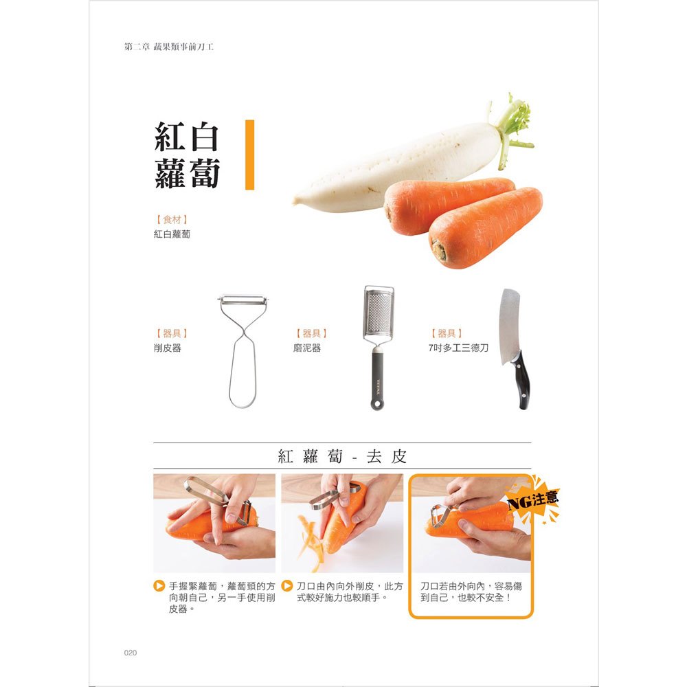 圖解廚房料理刀工刀法5大類