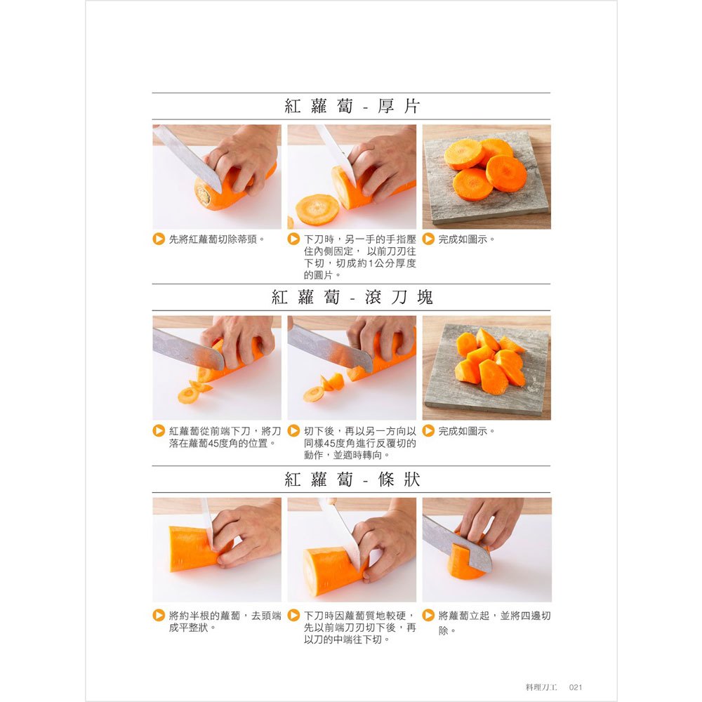 圖解廚房料理刀工刀法5大類