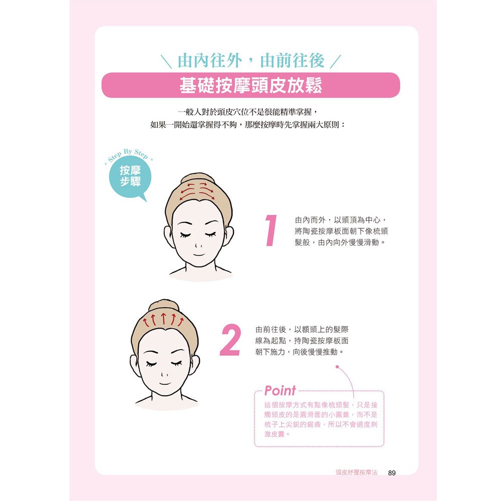 神奇軟頭皮氣血調合按摩書(隨書附贈全陶瓷軟頭皮紓壓按摩板)
