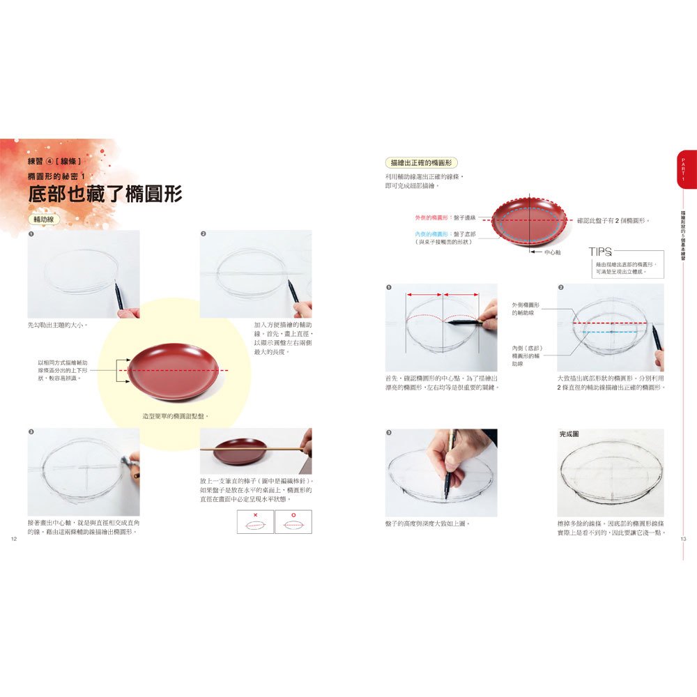 繪畫描の基本‧鉛筆&水彩