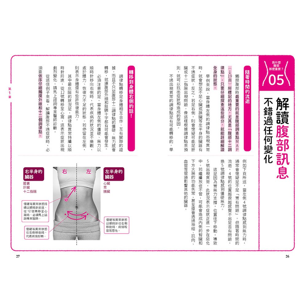 圖解腹部十二調律點