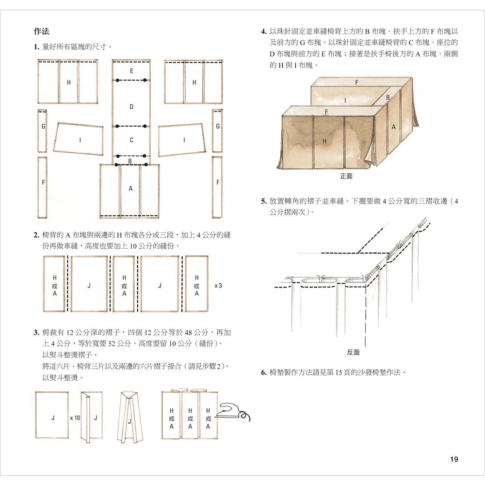 住家剪裁─41款歐風窗簾、床組、桌巾、椅套布飾DIY