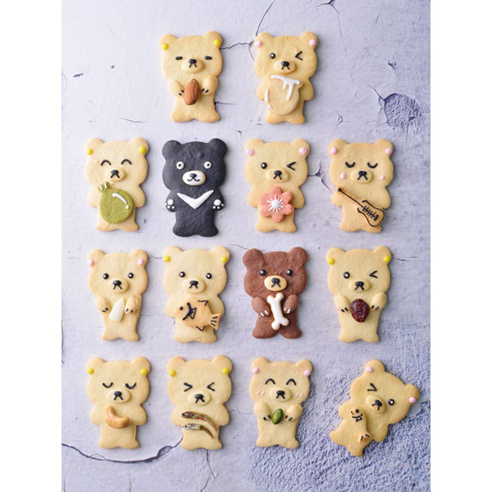 胖次熊造型夾心餅乾(隨書附贈主題造型6件組餅乾壓模)