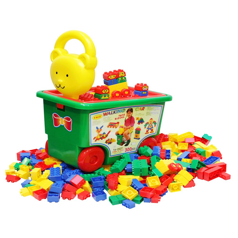 FACO 搖搖車積木組(300PCS)