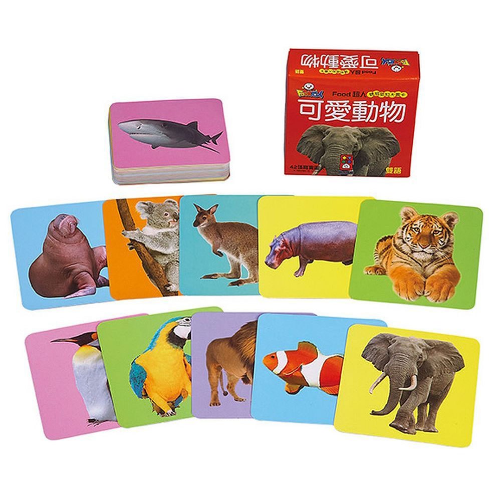 FOOD超人孩子的第一套認知圖卡(共8盒)