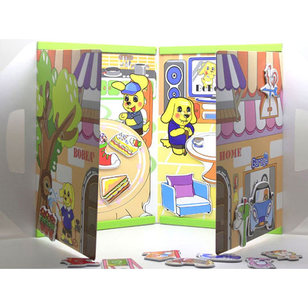 小啵比的家磁貼教具遊戲手提包