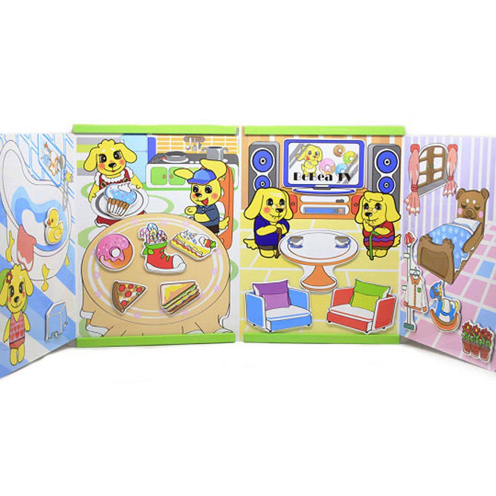 小啵比的家磁貼教具遊戲手提包