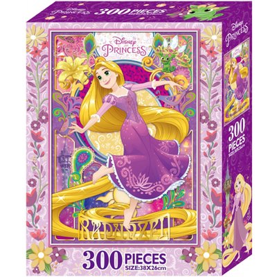 迪士尼公主300片盒裝拼圖-樂佩
