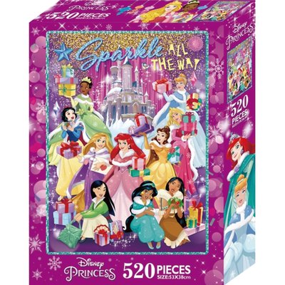 迪士尼公主520片盒裝拼圖(F)